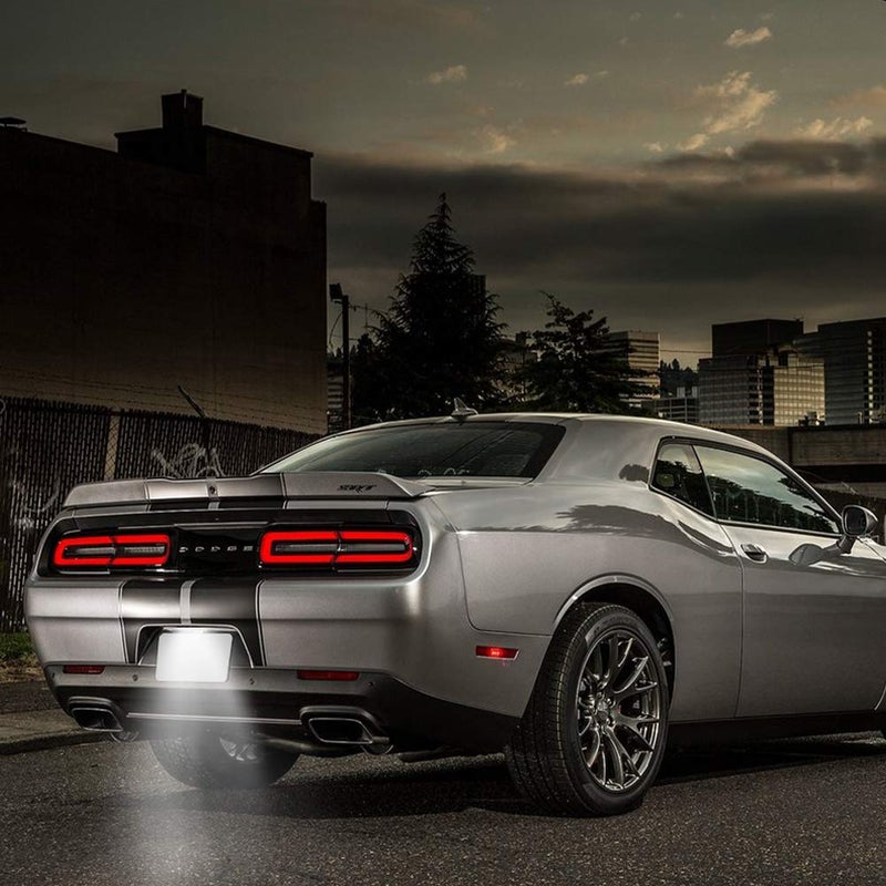 Gempro LED License Plate Light Tag Lamps for 2015-2022 Dodge Charger Challenger Pacifica Jeep Compass Chrysler 300, 6000K White 1PC - Image 3